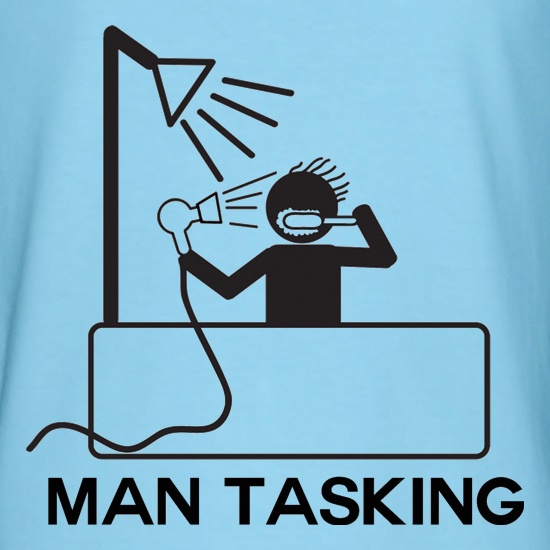 Man Tasking t shirt